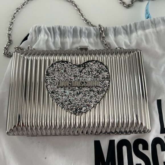 Love Moschino small metal clutch - Picture 1 of 3